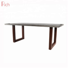 Foshan Industrial Furniture Modern Gerden Dining Cement Table